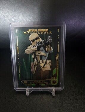 Topps Star Wars Masterwork Imperial Shoretrooper Green Parallel Card #58/99